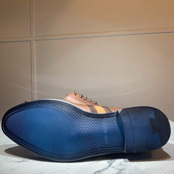 New Steve Madden Leather Men's Derby Shoes Size 11 - Picture 8 of 8